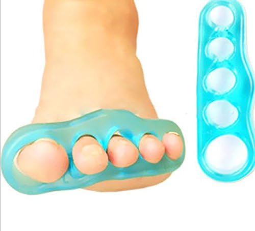 Toe Spacers Provide Bunion Relief &amp; Improve Circulation - Durable Silicone Gel Makes the Perfect Toe Separator