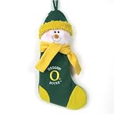 Oregon Ducks NCAA Snowman Holiday Stocking (22)