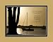 Personalized Graduation Gift with What We Become Is Our Gift To God Quote. Boats At Dusk Photo, 8x10 Double Matted. A Special Keepsake for Graduate or Any Occasion.