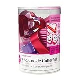Wilton Valentine 9 Piece Color Anodized Cookie Cutter Set