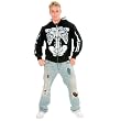 Skeleton Hoodie Adult Costume - Adult Costumes