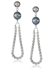 Honora "Eclipse" Freshwater Cultured Pearl Dangle Earrings