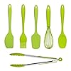 Spatula Pc Lime Zeal  6  Pack funky serving Turner Utensil Ladle Silicone utensils Kitchen