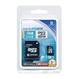 Centon Class 6 (6 MB/S) Micro SDHC 4 GB Flash Card RC4GBRSDHC (Black)