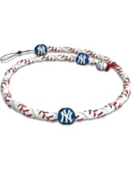Sports: MLB New York Yankees Classic Frozen Rope Baseball Necklace - GameWear
