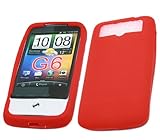 iTALKonline SoftSkin RED Super Hydro SILICONE Protective Armour/Case/Skin/C ....