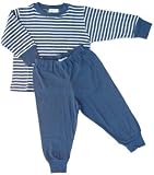 Pajama, 86-92 (12-24 mos), navy stripes