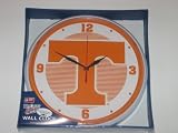 TENNESSEE VOLUNTEERS 12 Team Colors & Logo Round WALL CLOCK
