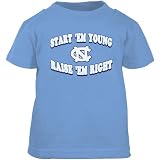 North Carolina Tar Heels (UNC) Light Blue Toddler Start 'Em Young T-shirt