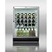 Summit SWC6GBLCSS 24″ Wine Cellar with 51-Bottle Capacity, Large Wine Racks, Interior Light, Front Lock, Glass Door and Stainless Steel Cabinet: Black/Freestanding Use (Not Exact Image)