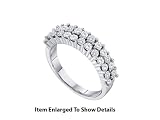 Stunning 14k Lady's Diamond Band 1.00 Ctw.