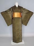 国産お仕立て済みの本場大島紬 T0871-01 和服 紬