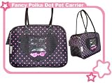 Fancy Polka Dot Dog Cat Pet Carrier