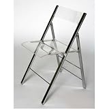 2 Acrylic Clear Foldable Chairs By Wholesale Interiors