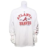 MLB Teams Classic Long Sleeve T-Shirts -Atlanta Braves - White - 2XL