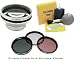 Sony HDR-CX100 High Definition 2.5x Telephoto Lens (37mm) + 3 Piece Lens Filter Kit (30mm) + Stepping Ring (30mm-37mm) + Nwv Direct 5 Piece Cleaning Kit