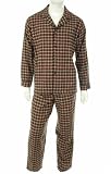 Club Room Plaid 100% Cotton Flannel Long Sleeve Long Leg Pajama Set