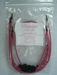Denise Interchangeable Knitting Needles Pink Companion Set