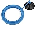 uxcell Plastic Ring Station Aquarium Fish Safe Food Feeder Blue