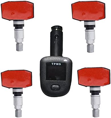 Universal Wireless LCD Display Screen 4 Sensors Tire Pressure Monitoring System Car TMPS 230405