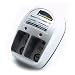 AccuPower Stecker Ladeger�t f�r 1-2 9V Akku Block