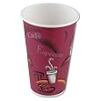 Solo 316SI-0041 16 oz Bistro Single Sided Poly Paper Hot Cup (20 Packs of 50 cups) On Sale