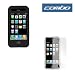 Electronics : Durable Flexible Soft Black Silicone Skin Case + Clear Reusable Full LCD Screen Protector for Apple 2nd Generation Iphone 3G Smartphone