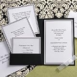 Wilton Black and White Elegance Pocket Invitation Kit 41ZnNieknGL. SL160 Wilton Black and White Elegance Pocket Invitation Kit