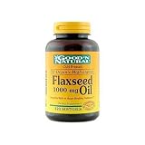 Organic High Lignan Flaxseed 1000 Mg Oil, 120 Softgels, Good'N Natural
