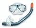 Tauchset und Schnorchelset Aqualung Miami Dry - Gr. M Silber