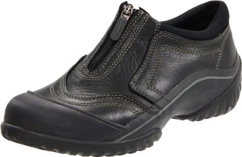 Clarks Women's Muckers Fog Shoe,Black Leather,8 M US