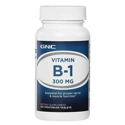 GNC Vitamin B-1 300, Vegetarian Capsules, 100 ea
