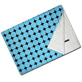 Cuddlebee Brown Blue Dot - Blanket