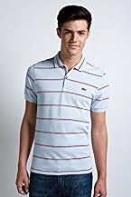 Red! Collection Short Sleeve Striped Pique Polo