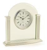 Glass/Silver Finish Quartz Carriage Clock by LC Designs