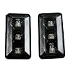 LED Seitenblinker Set, passend f�r VW Golf 3, Vento, Passat 35i. Ausf�hrung: eckige Version, Klarglas schwarz.