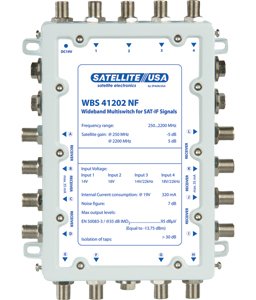 Satellite USA, Model Number: WBS41202NF KA/KU 12 way multiswitch for AT9 Satellite USA, Model Number: WBS41202NF KA/KU 12 way multiswitch for AT9
