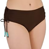 Women's Plus Size Mossimo Black: Swim Bottoms - Bittersweet