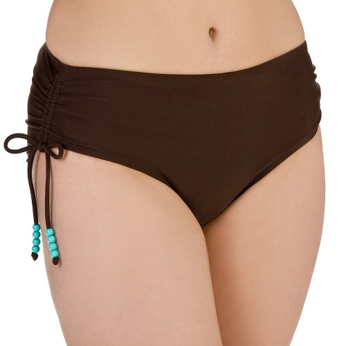 Women's Plus Size Mossimo Black: Swim Bottoms - Bittersweet
