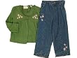 Little Girl's Baby Headquarters 3 Piece Outfit