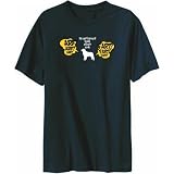 T-Shirt Mens Navy Blue My Saint Bernard barks at both ends Dogs