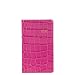 2012 Pocket Agenda Datebook, Genuine Crocodile Embossed Leather, 5" , Pink