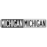  NEGATIVE MICHIGAN  STREET SIGN