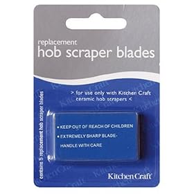 Kitchen Craft Stainless Steel Replacement Blades for Scraper- pack of five