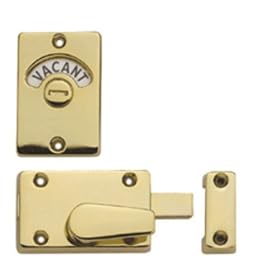 Bathroom WC Door Indicator Lock Bolt Brass Vacant/Engaged
