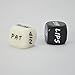 Smartdealspro Black and White Color Funny Adult Fun Toy Love Game Sexy Romance Exrotic Dice 2pcs