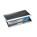 Sigel VZ130 Visitenkarten-Etui, silber, gl�nzend, Chrom, f�r bis zu 20 Karten (max. 91x56 mm), 1 ST
