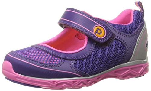Pediped Flex Racer Athletic Mary Jane Toddler Little Kid Purple