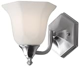 World Imports Lighting 4381-02 Hallsburg 1-Light Wall Sconce, Satin Nickel