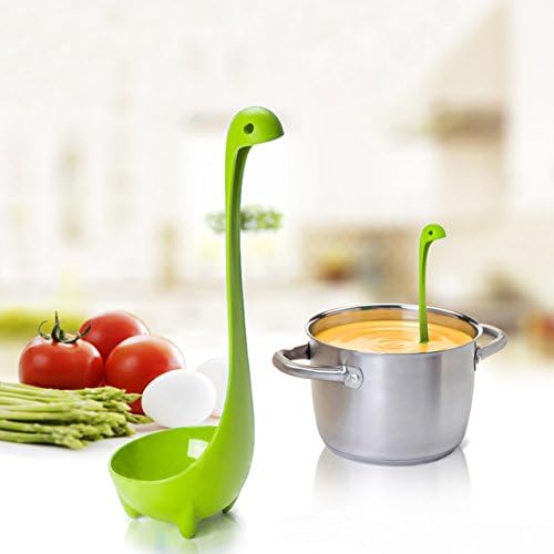 Nessie Soup Ladle Loch Ness Monster Design Upright Spoon Home Kitchen Bar Cute Cooking Accessories Colorful